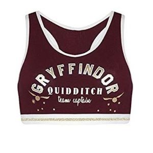 Happy Potter Gryffindor Quidditch Team Captain Crop top
